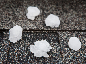 Demonstration of impact-resistant roofing technology in Morrisville.