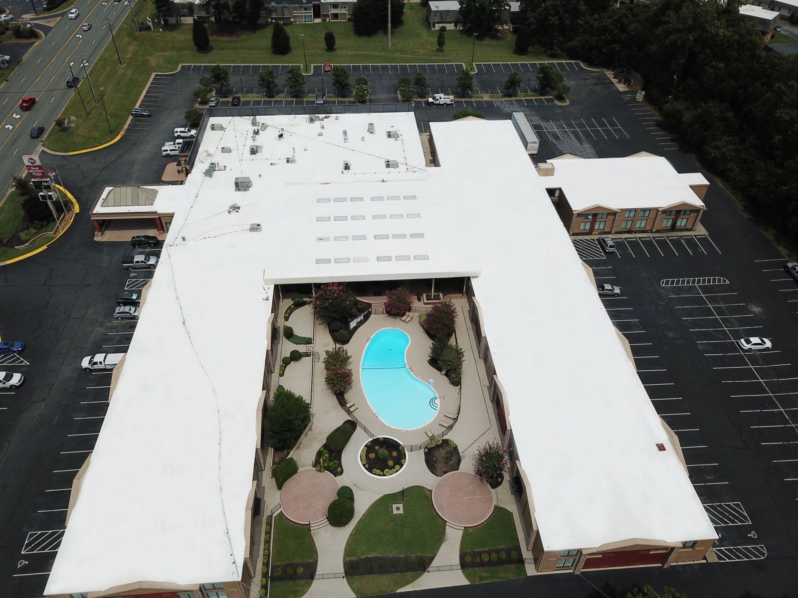 Best Western Burlington NC Aerial Image